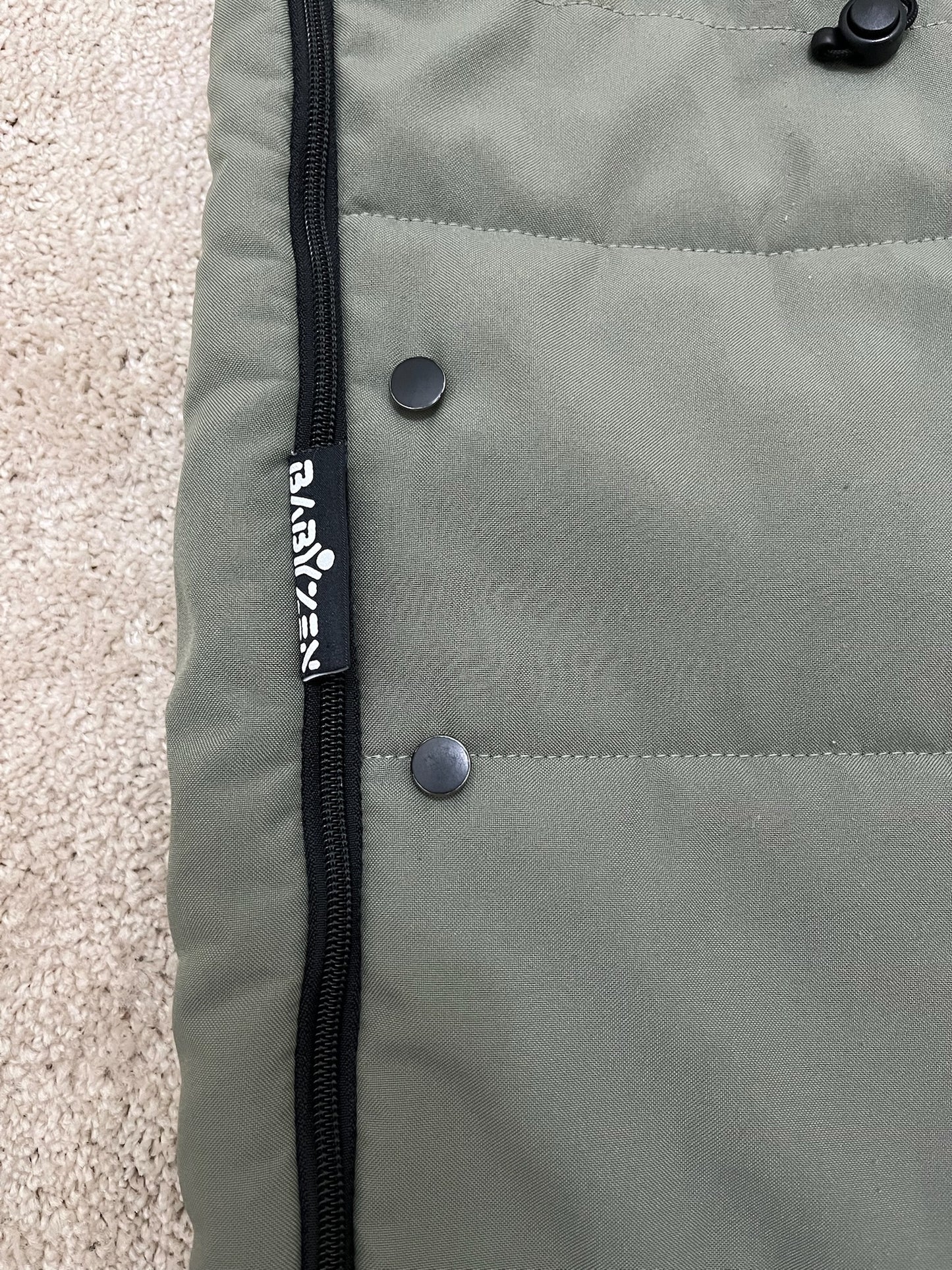 Chancelière olive poussette yoyo Babyzen Stokke
