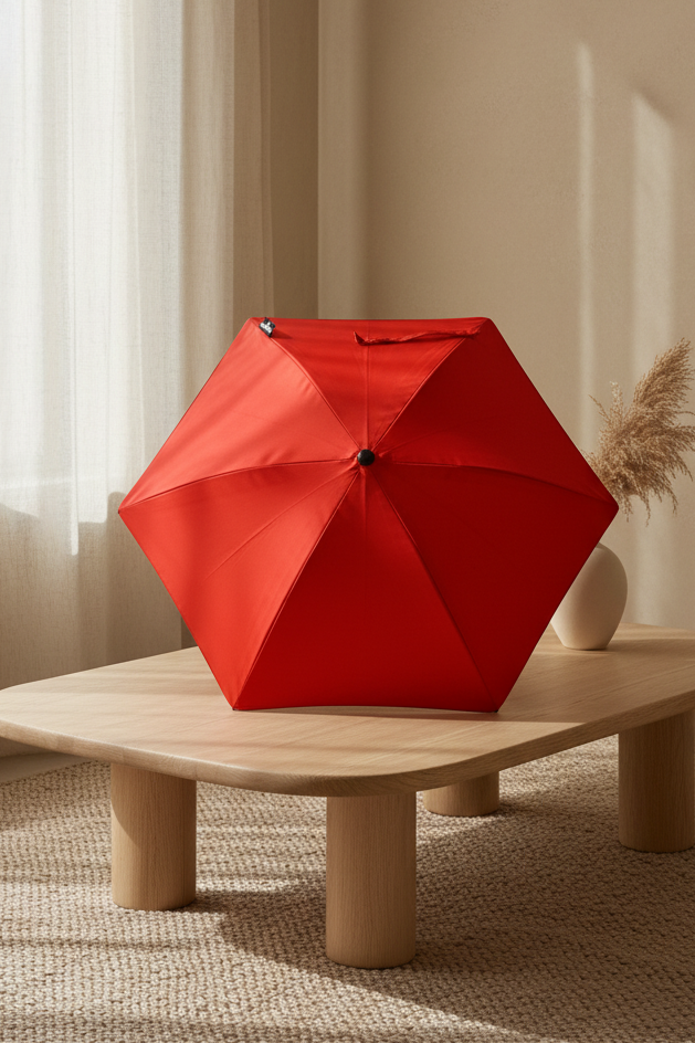 Ombrelle rouge poussette yoyo Babyzen Stokke