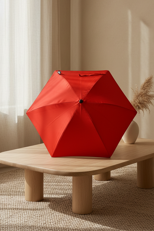 Ombrelle rouge poussette yoyo Babyzen Stokke
