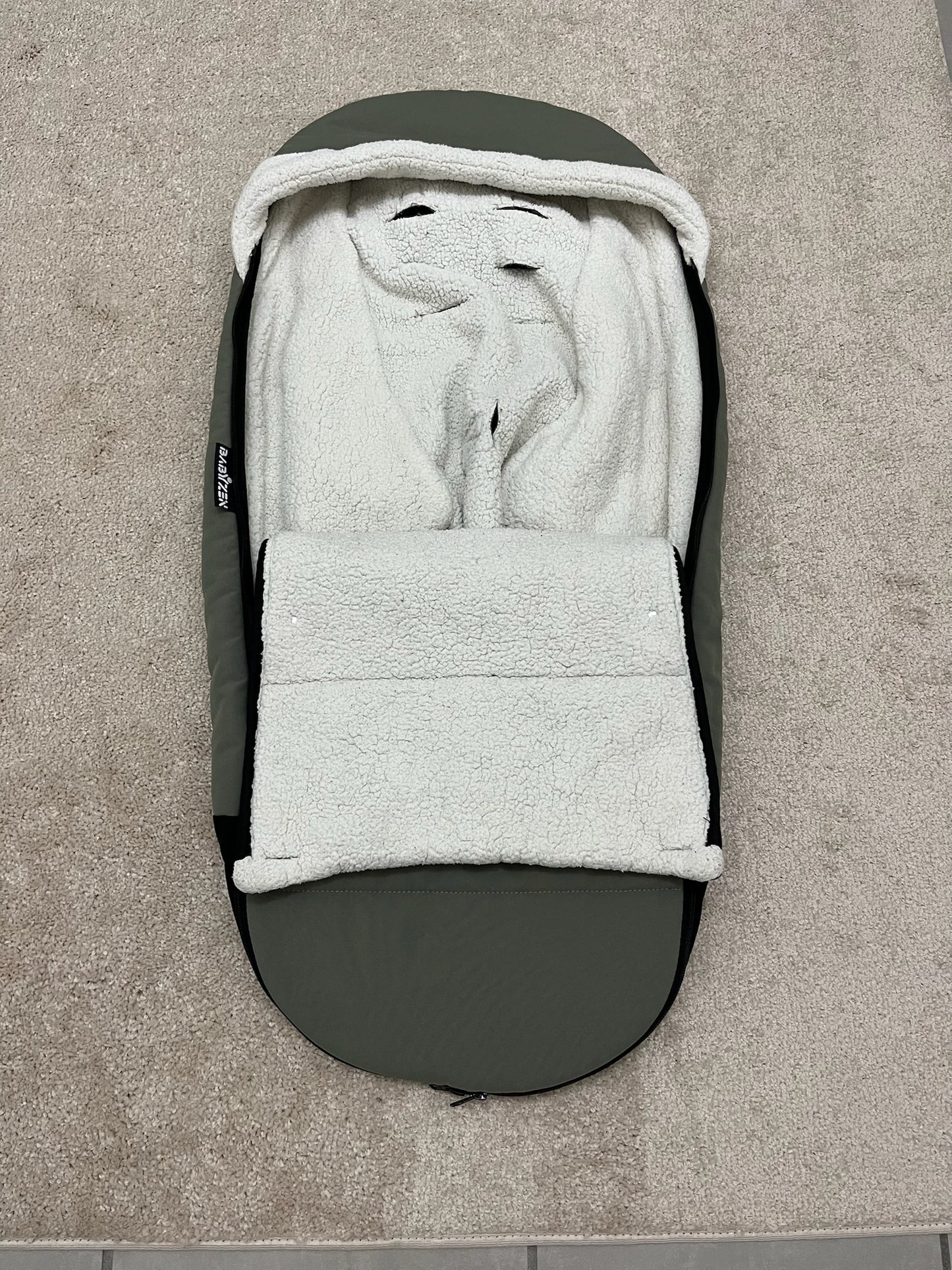 Chancelière olive poussette yoyo Babyzen Stokke