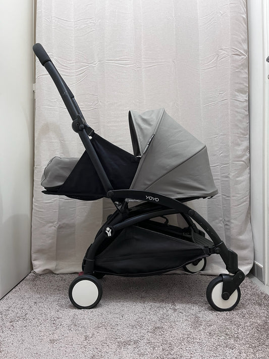 Poussette YOYO Stokke - pack 0+ et 6+ gris