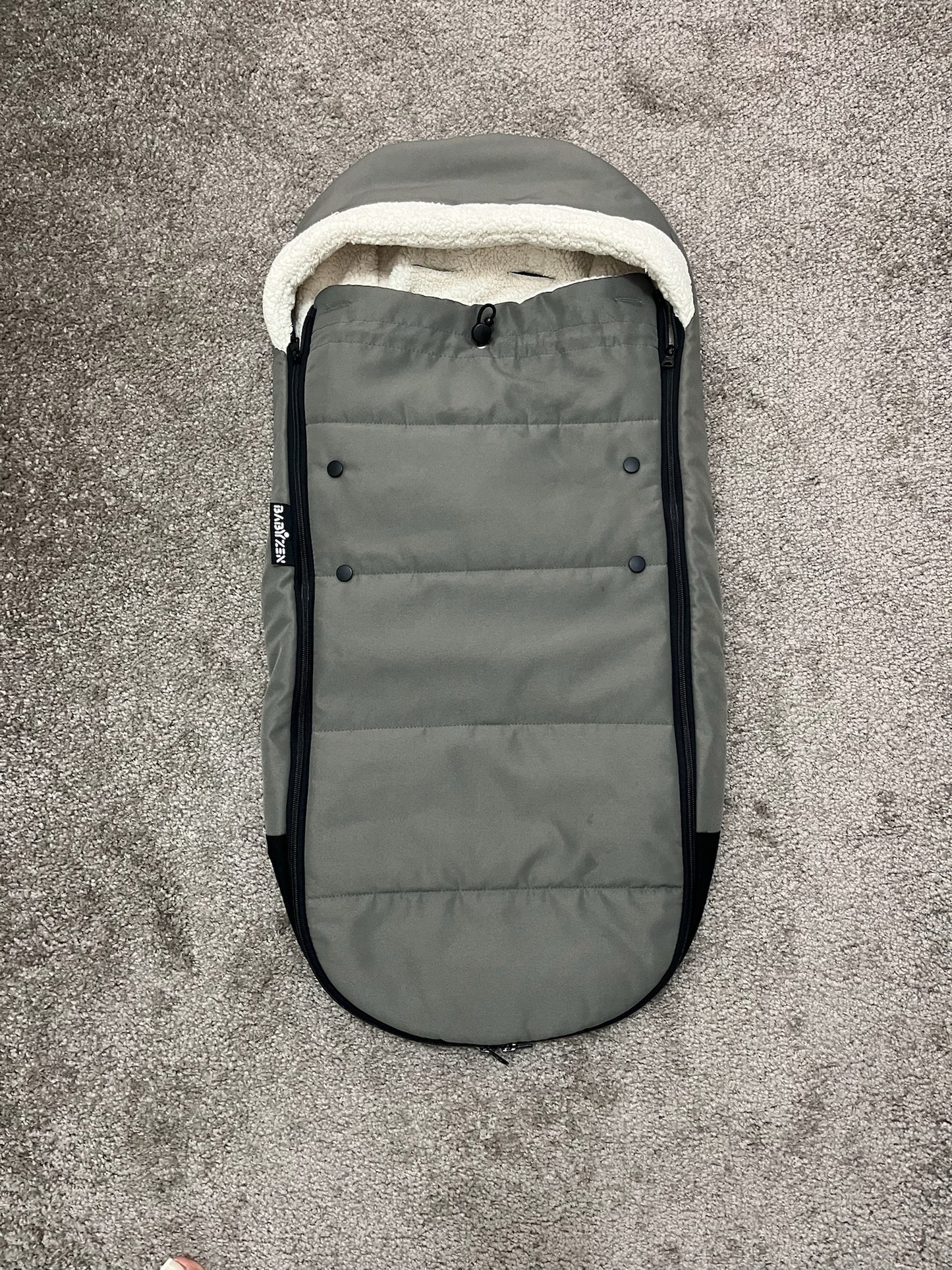 Chancelière Grise YOYO — Confort Hiver Pack 6+ Babyzen Stokke