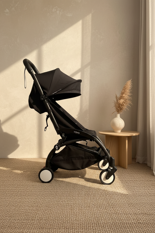 YOYO Noir — Pack 6+ Poussette Reconditionnée Premium Babyzen Stokke