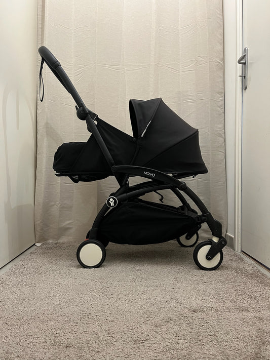 Poussette YOYO3 Stokke - pack 0+ et 6+ noir