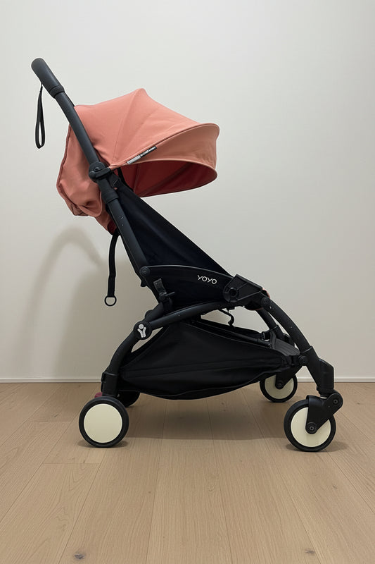 YOYO 6+ Ginger Cadre Noir — Poussette Reconditionnée Premium