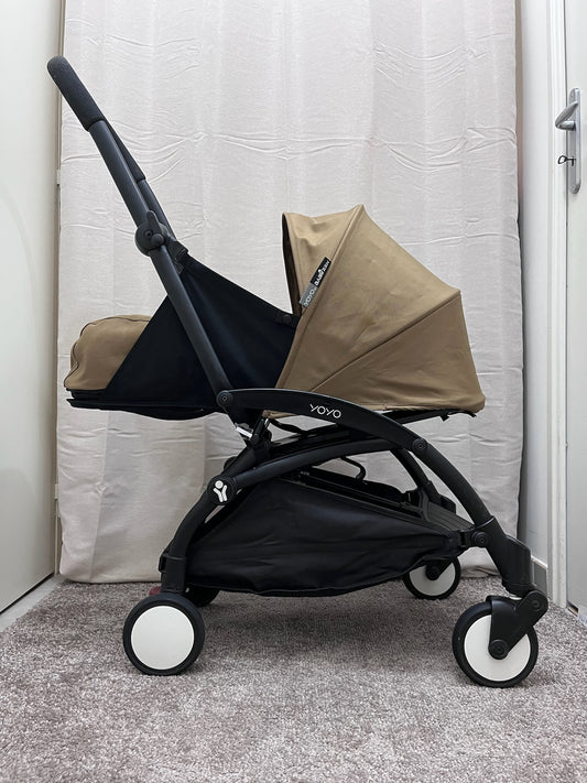 Poussette YOYO Stokke - pack 0+ et 6+ toffee