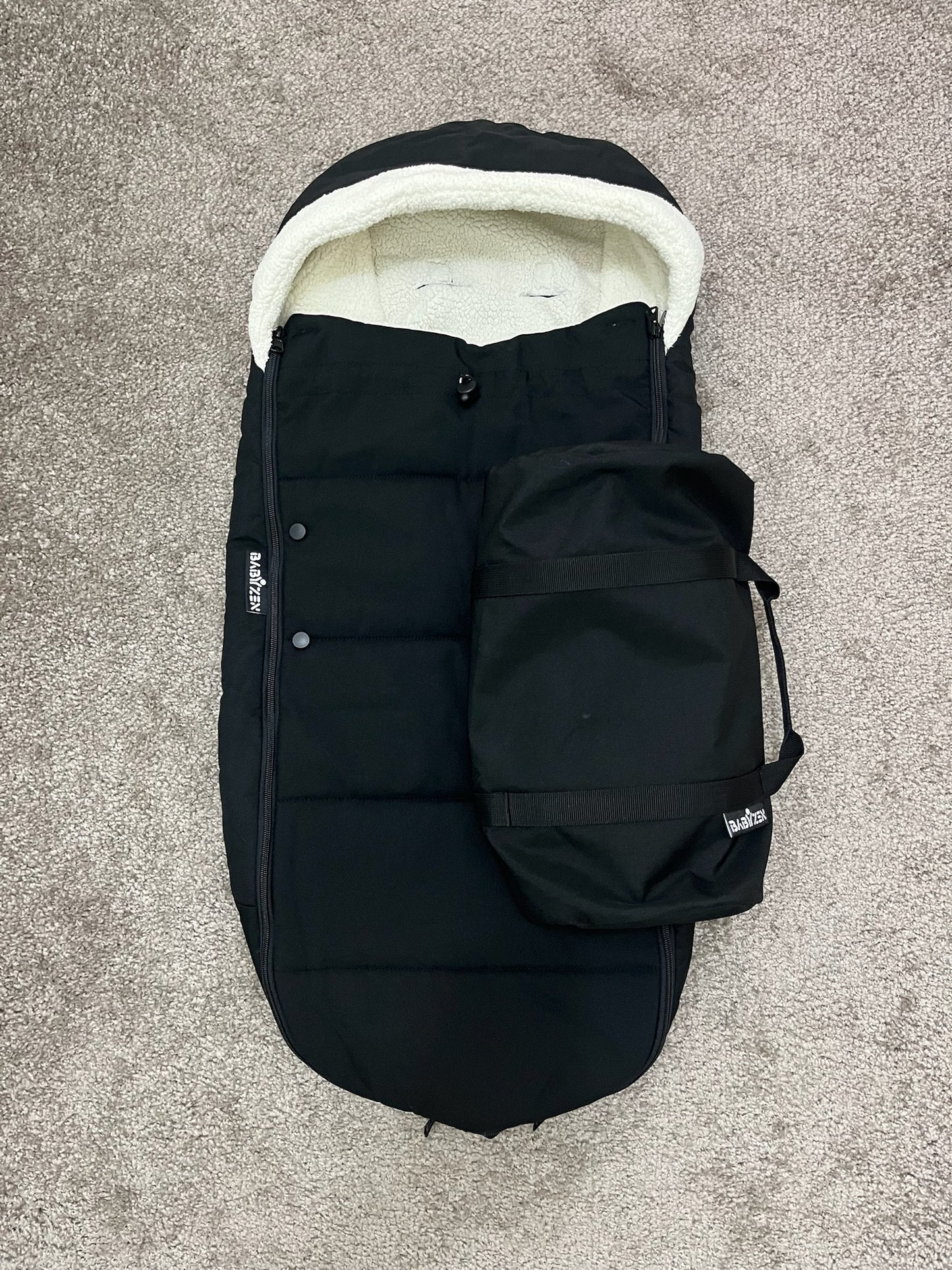 Chancelière Noire YOYO — Confort Hiver Pack 6+ Babyzen Stokke