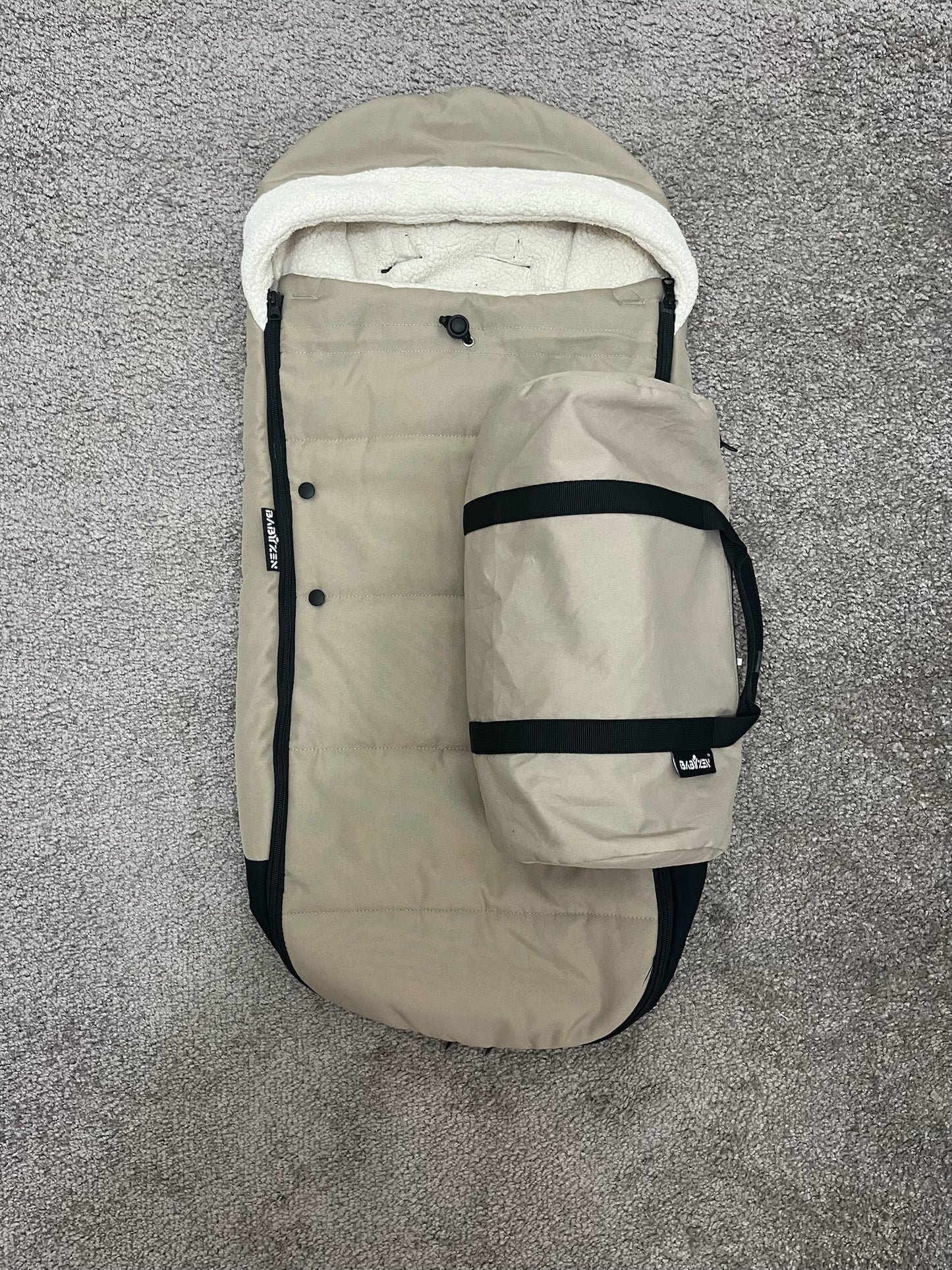 Chancelière Taupe YOYO — Confort Hiver Pack 6+ Babyzen Stokke