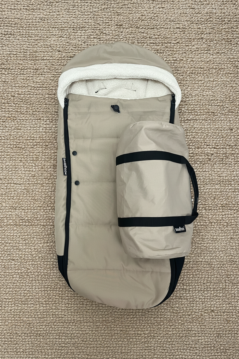 Chancelière Taupe YOYO — Confort Hiver Pack 6+ Babyzen Stokke