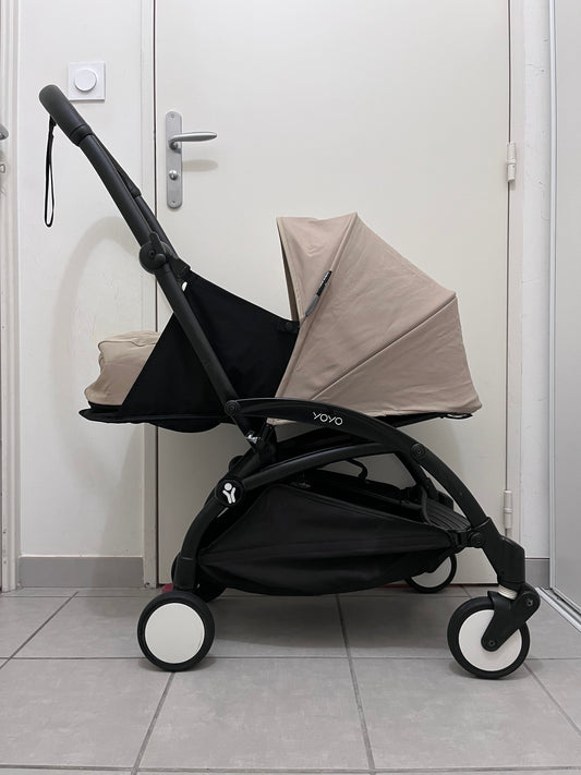 Poussette YOYO² BABYZEN avec pack naissance et pack 6+ taupe
