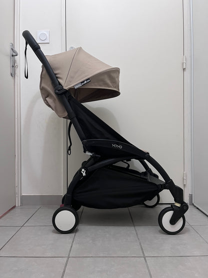 Poussette YOYO 2 BABYZEN avec nacelle Toffee et pack 6+ taupe