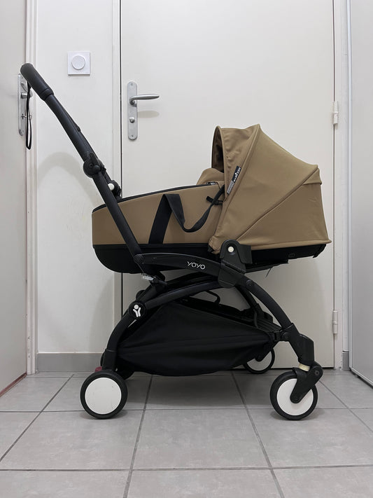 Poussette YOYO 2 BABYZEN avec nacelle Toffee et pack 6+ taupe