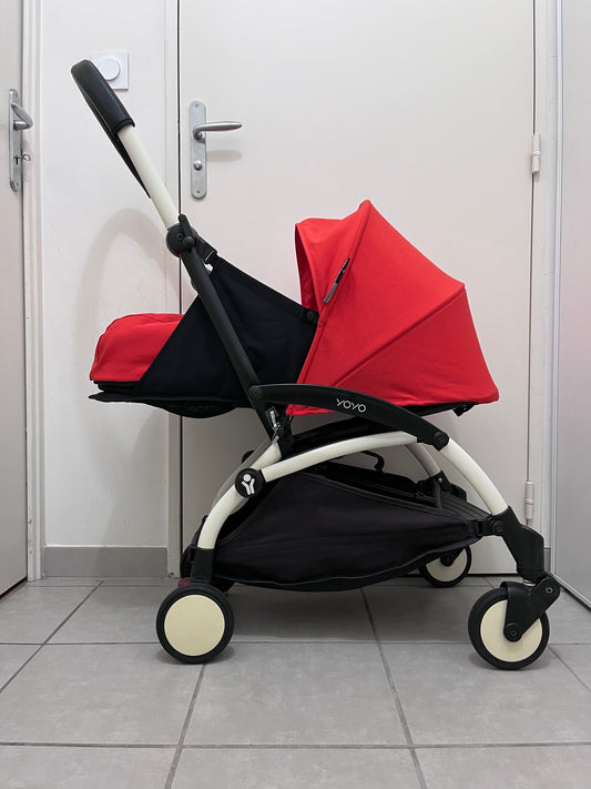 Poussette YOYO BABYZEN avec pack naissance et pack 6+ rouge